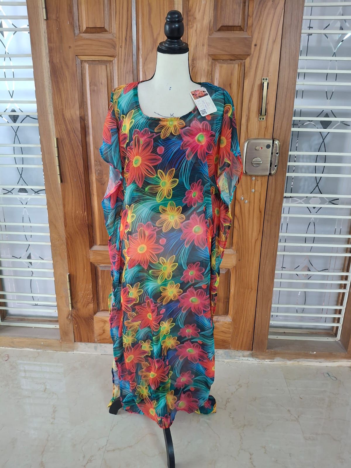 Martha.P-Petite Regular Kaftan - Rangeelaa- Fairtrade Sustainable Women's Clothing