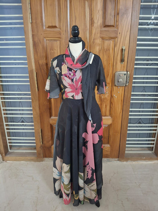 Nikki L-Digital print Non Plus LINED Viya-Dispatch Payment - Rangeelaa- Fairtrade Sustainable Women's Clothing