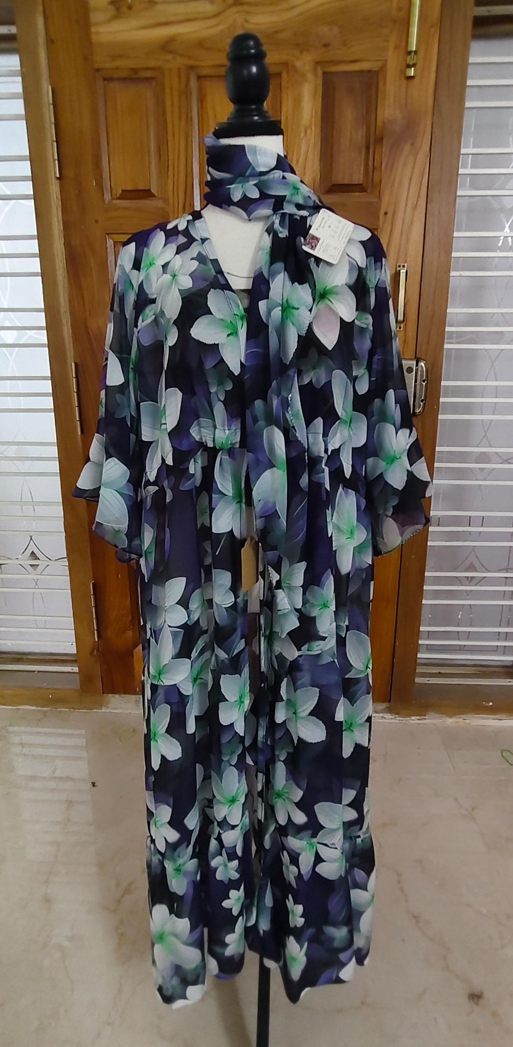 Outi.J-Digital print Non Plus Alia Shrug-Dispatch Payment - Rangeelaa- Fairtrade Sustainable Women's Clothing