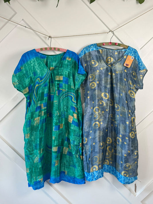Pack of Two Slim Petite short Sapnas-FSP001 - Rangeelaa- Fairtrade Sustainable Women's Clothingdresses