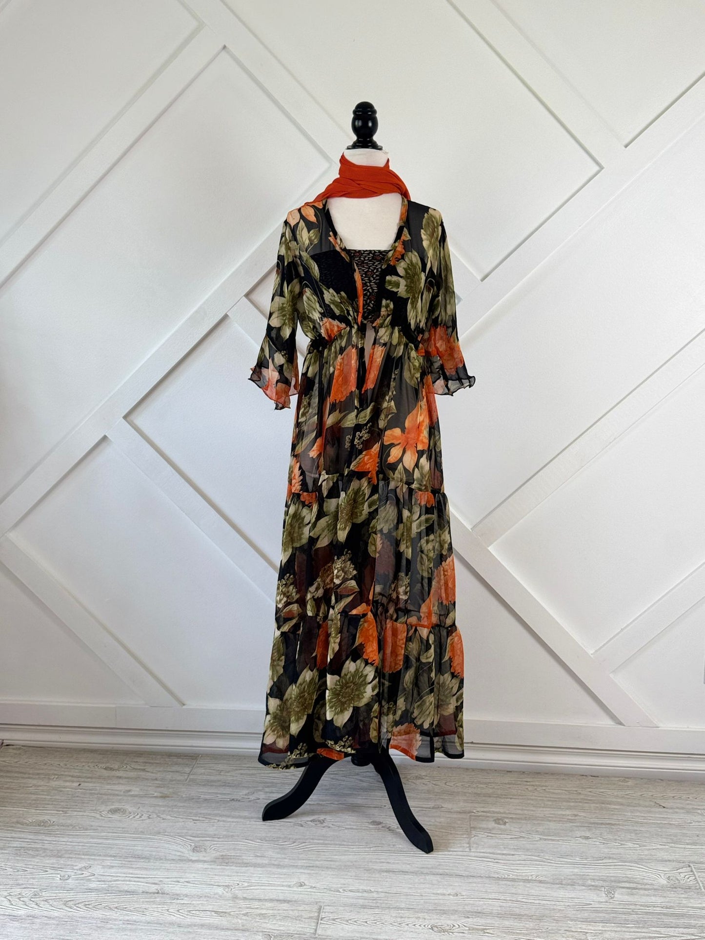 Petite regular Alia shrug with scarf-ED005 - Rangeelaa- Fairtrade Sustainable Women's Clothing