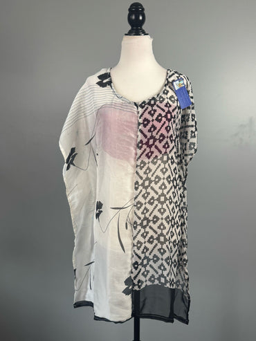 Petite Regular Funky Kaftan Top - A005 - Rangeelaa - Fairtrade Sustainable Women's Clothing