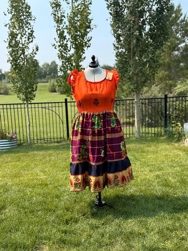 Plus Funky Jiya Sun Dress - A039 - Rangeelaa - Fairtrade Sustainable Women's Clothing