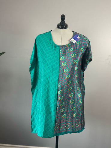 Plus Funky Kaftan Top - A006 - Rangeelaa - Fairtrade Sustainable Women's Clothing
