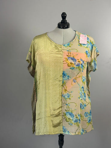 Plus Funky Kaftan Top - J0031 - Rangeelaa - Fairtrade Sustainable Women's Clothing