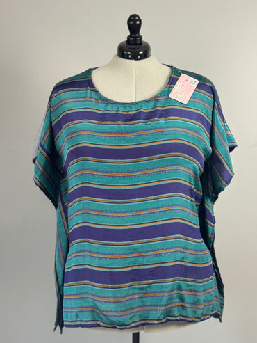 Plus Kaftan Top - J0038 - Rangeelaa - Fairtrade Sustainable Women's Clothing