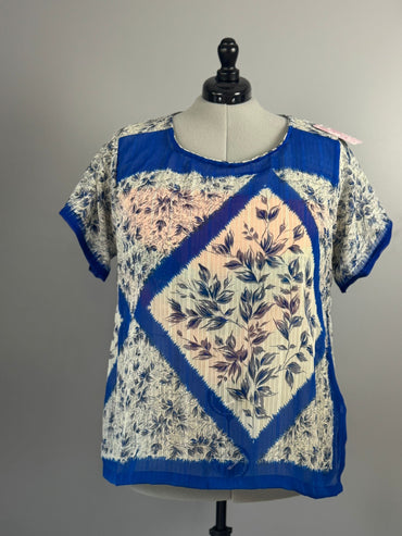 Plus tunic top - J0040 - Rangeelaa - Fairtrade Sustainable Women's Clothing