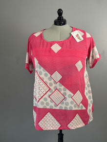 Plus tunic top-J0043