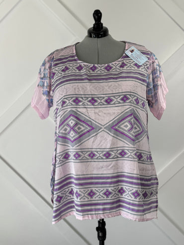 Plus tunic top - J0102 - Rangeelaa - Fairtrade Sustainable Women's Clothing