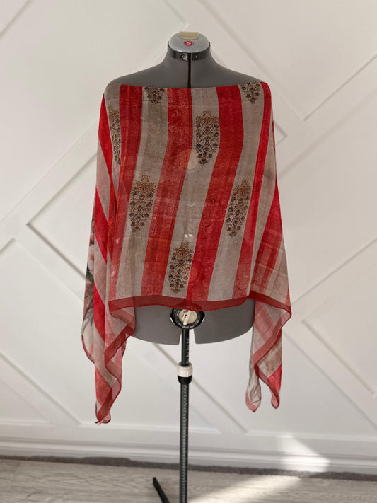 Poncho - 009 - Rangeelaa - Fairtrade Sustainable Women's Clothing