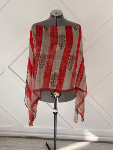 Poncho - 009 - Rangeelaa - Fairtrade Sustainable Women's Clothing
