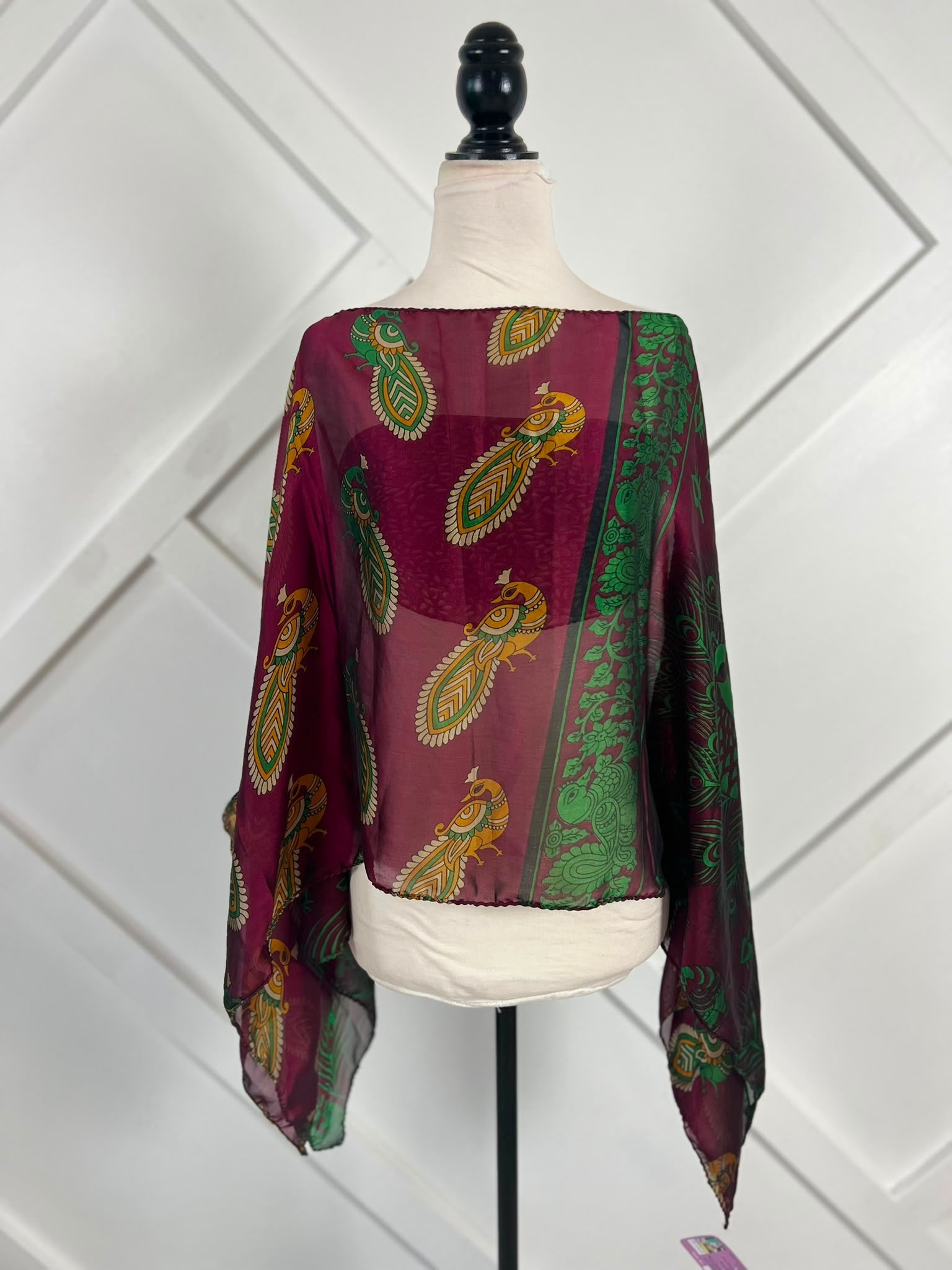 Poncho-010 - Rangeelaa- Fairtrade Sustainable Women's Clothing