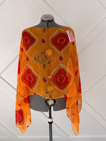 Poncho - 011 - Rangeelaa - Fairtrade Sustainable Women's Clothing