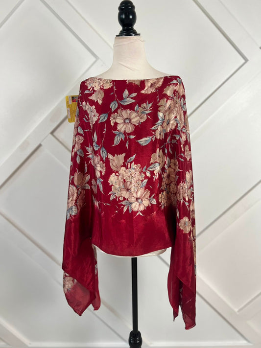 Poncho-012 - Rangeelaa- Fairtrade Sustainable Women's Clothing