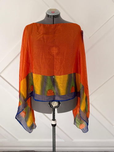 Poncho - 012 - Rangeelaa - Fairtrade Sustainable Women's Clothing