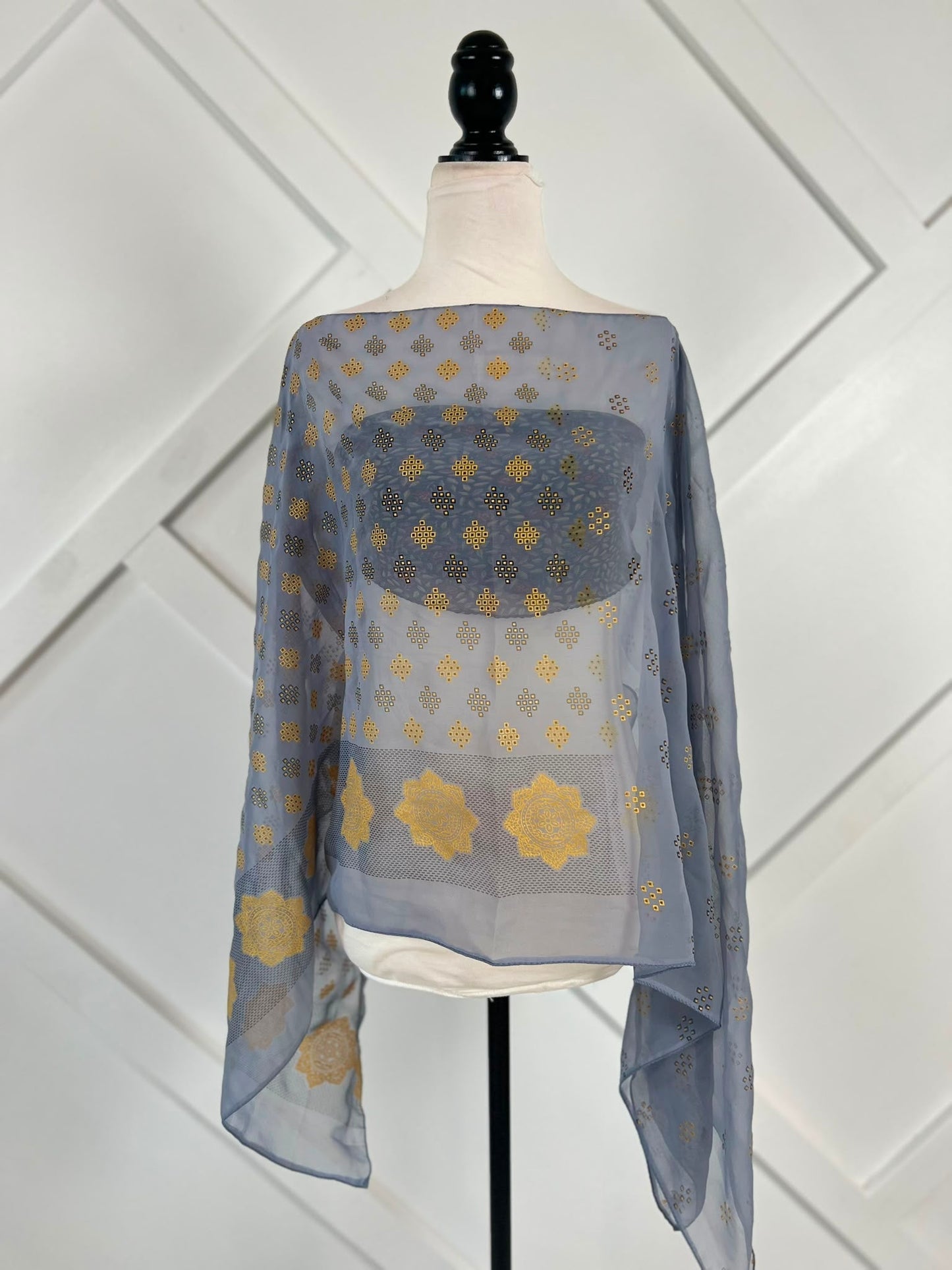 Poncho-014 - Rangeelaa- Fairtrade Sustainable Women's Clothing