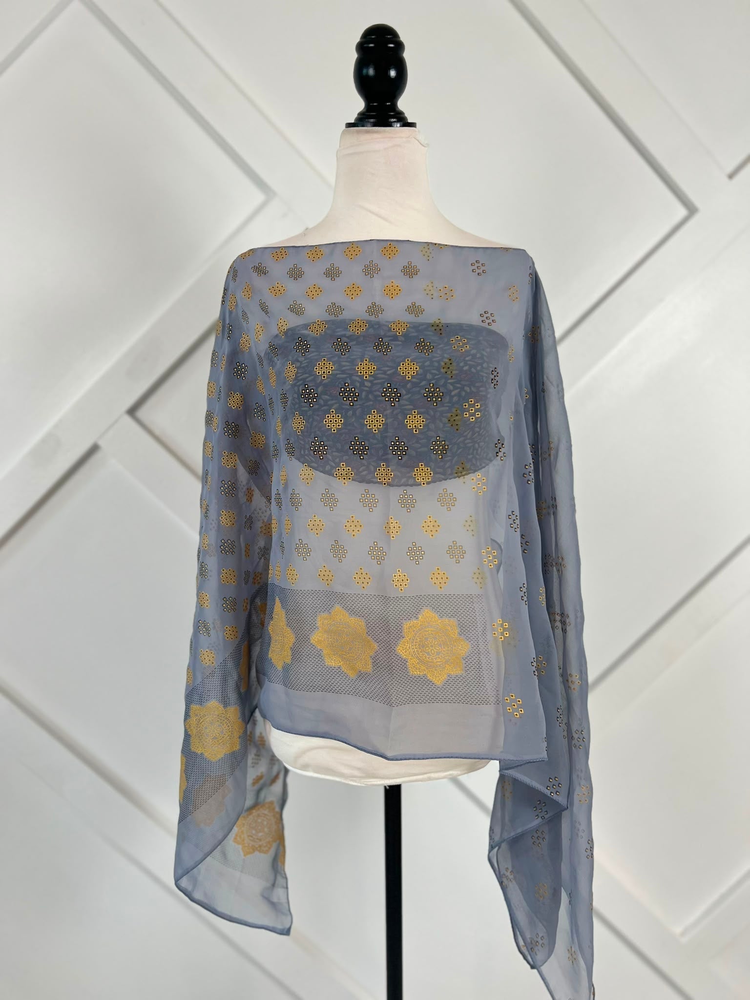 Poncho-014 - Rangeelaa- Fairtrade Sustainable Women's Clothing
