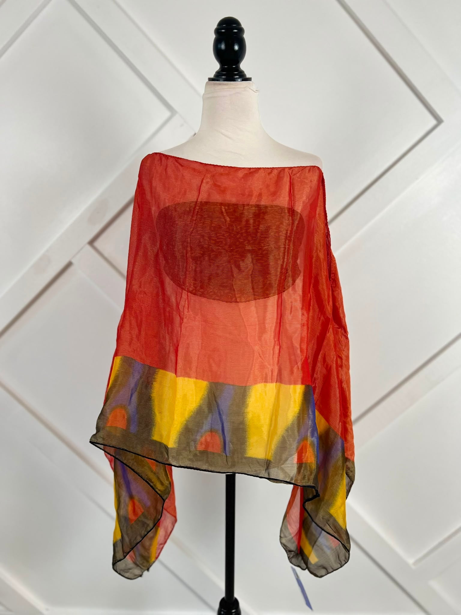 Poncho-020 - Rangeelaa- Fairtrade Sustainable Women's Clothing