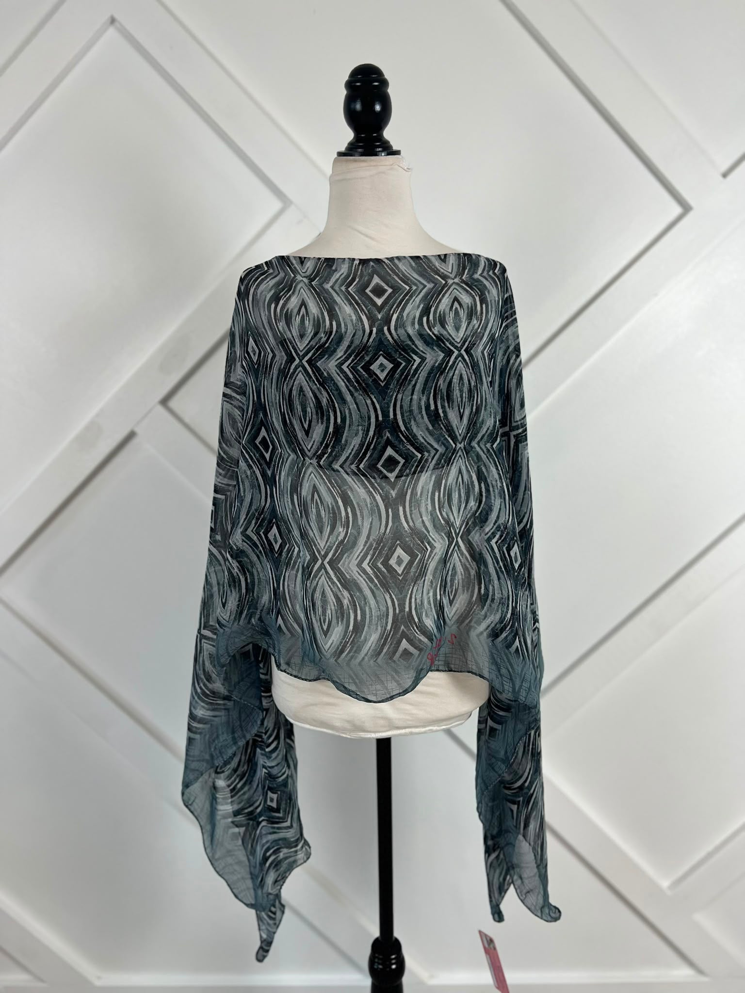 Poncho-021 - Rangeelaa- Fairtrade Sustainable Women's Clothing
