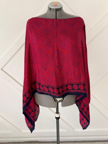 Poncho - 022 - Rangeelaa - Fairtrade Sustainable Women's Clothing