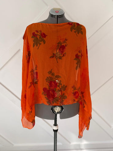 Poncho - 027 - Rangeelaa - Fairtrade Sustainable Women's Clothing