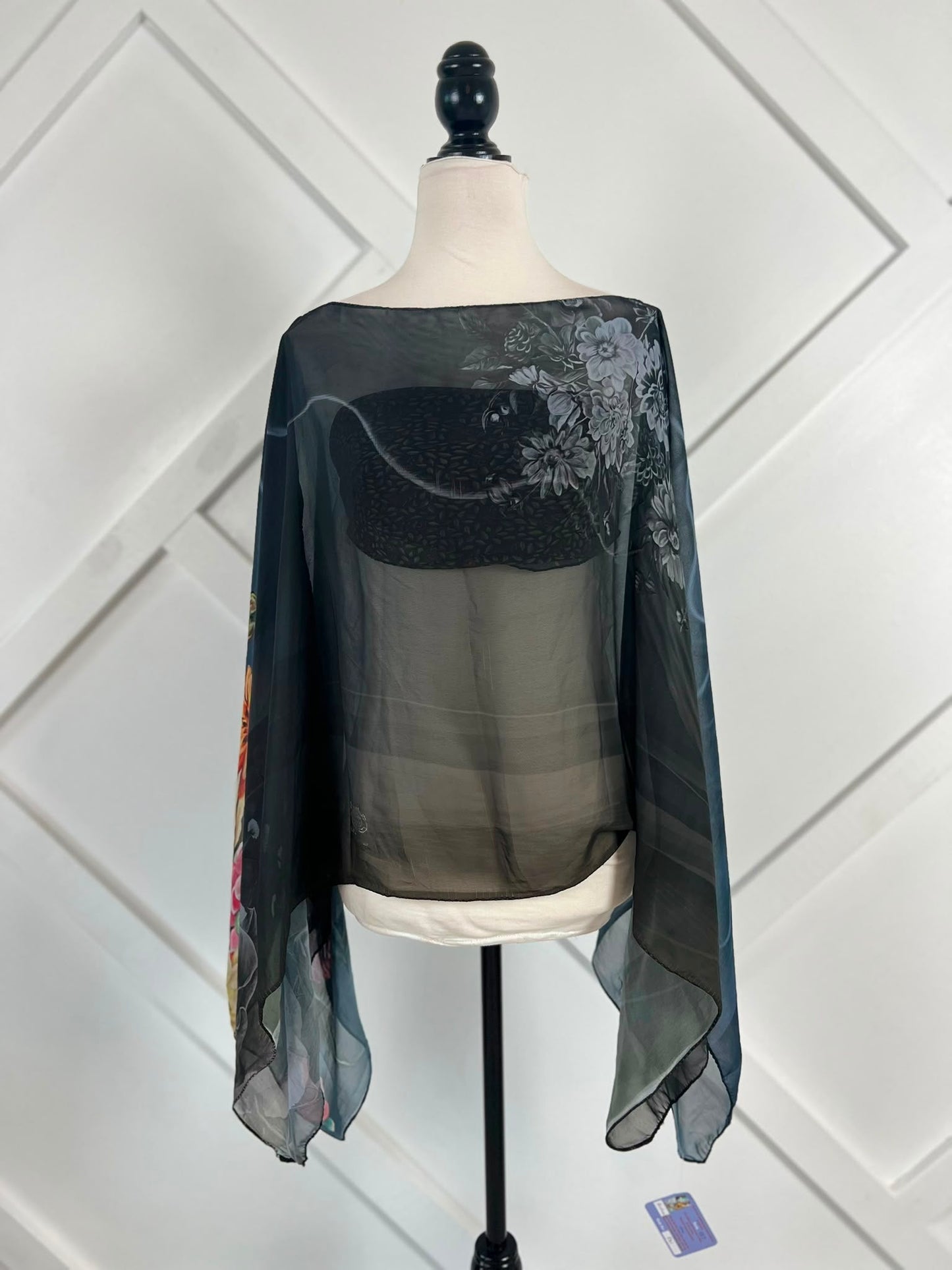 Poncho-027 - Rangeelaa- Fairtrade Sustainable Women's Clothing