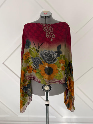 Poncho - 028 - Rangeelaa - Fairtrade Sustainable Women's Clothing