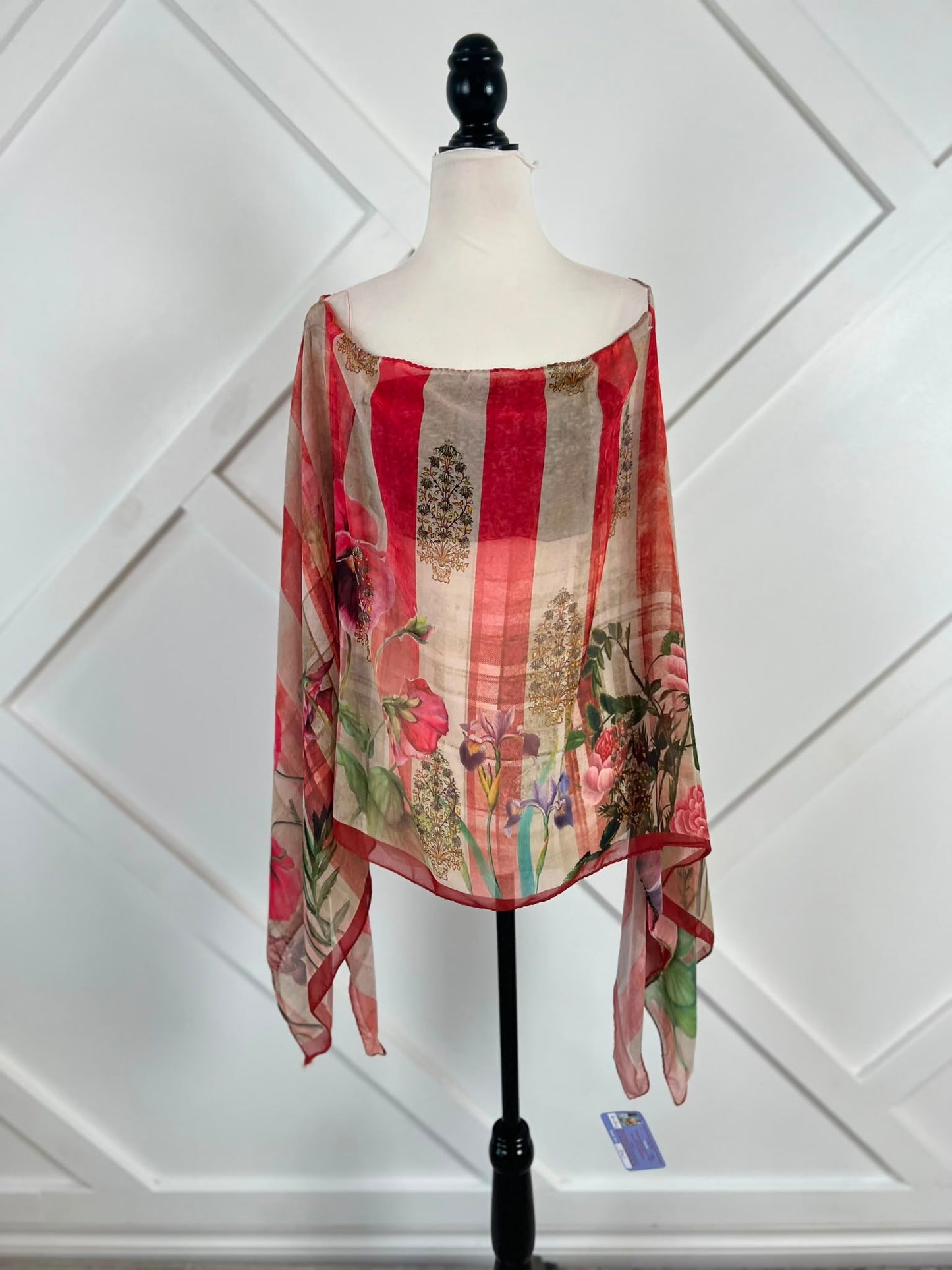 Poncho-032 - Rangeelaa- Fairtrade Sustainable Women's Clothing