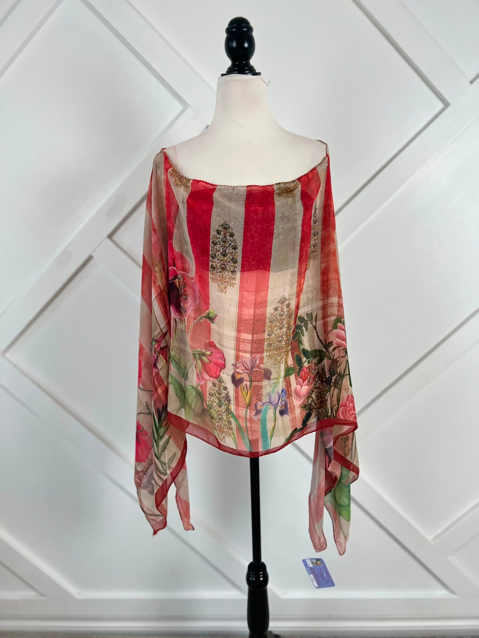 Poncho-032 - Rangeelaa- Fairtrade Sustainable Women's Clothing