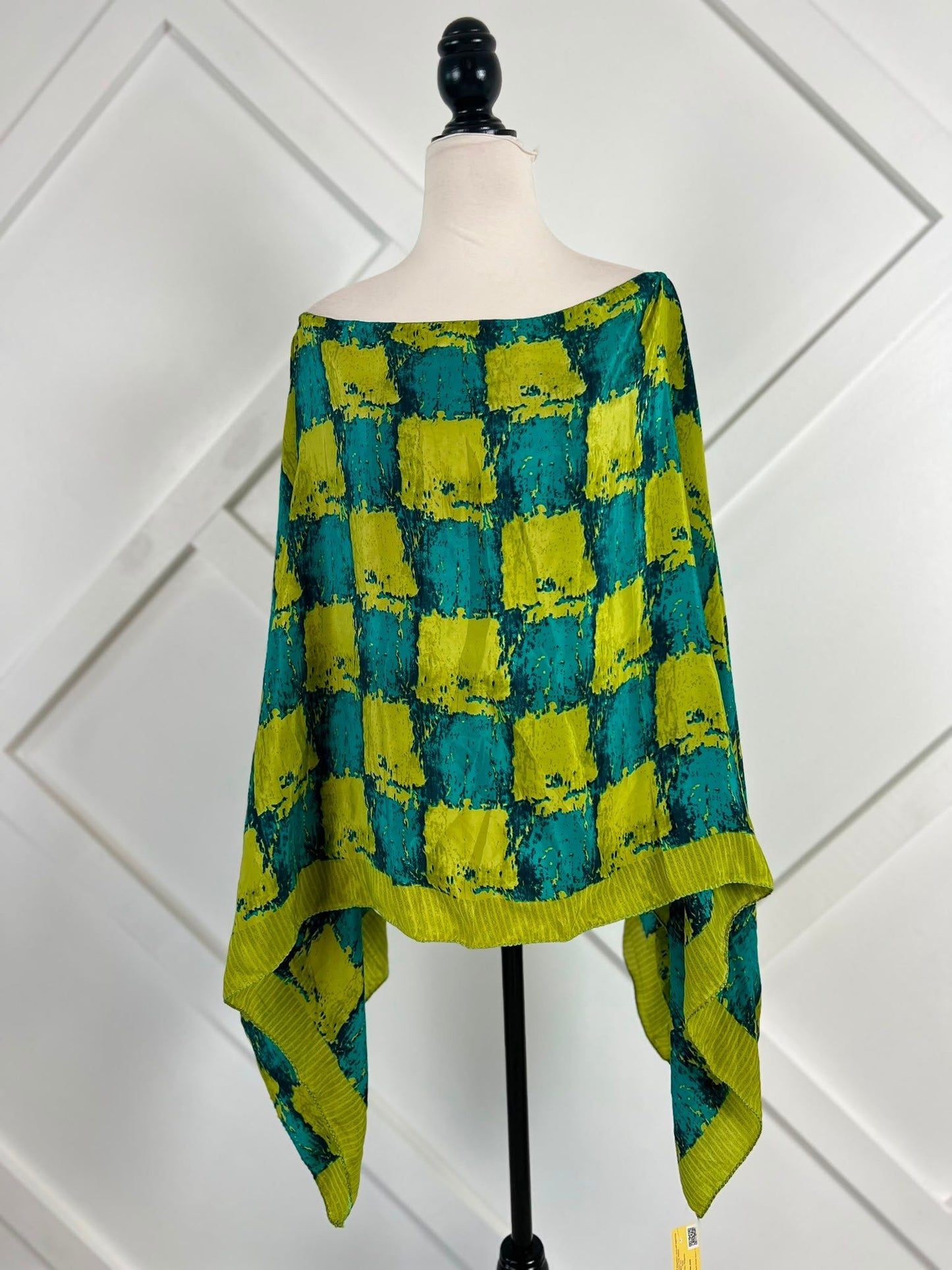 Poncho-035 - Rangeelaa- Fairtrade Sustainable Women's Clothing