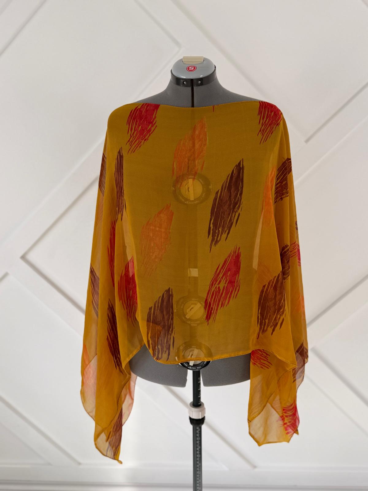Poncho - 035 - Rangeelaa - Fairtrade Sustainable Women's Clothing