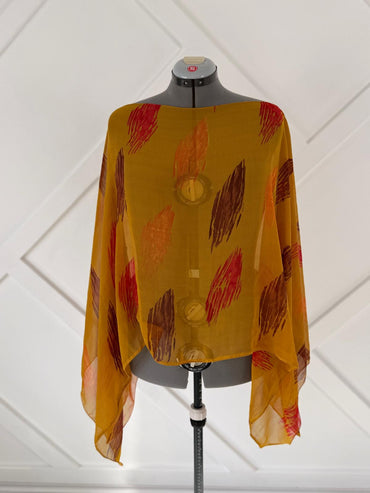 Poncho - 035 - Rangeelaa - Fairtrade Sustainable Women's Clothing