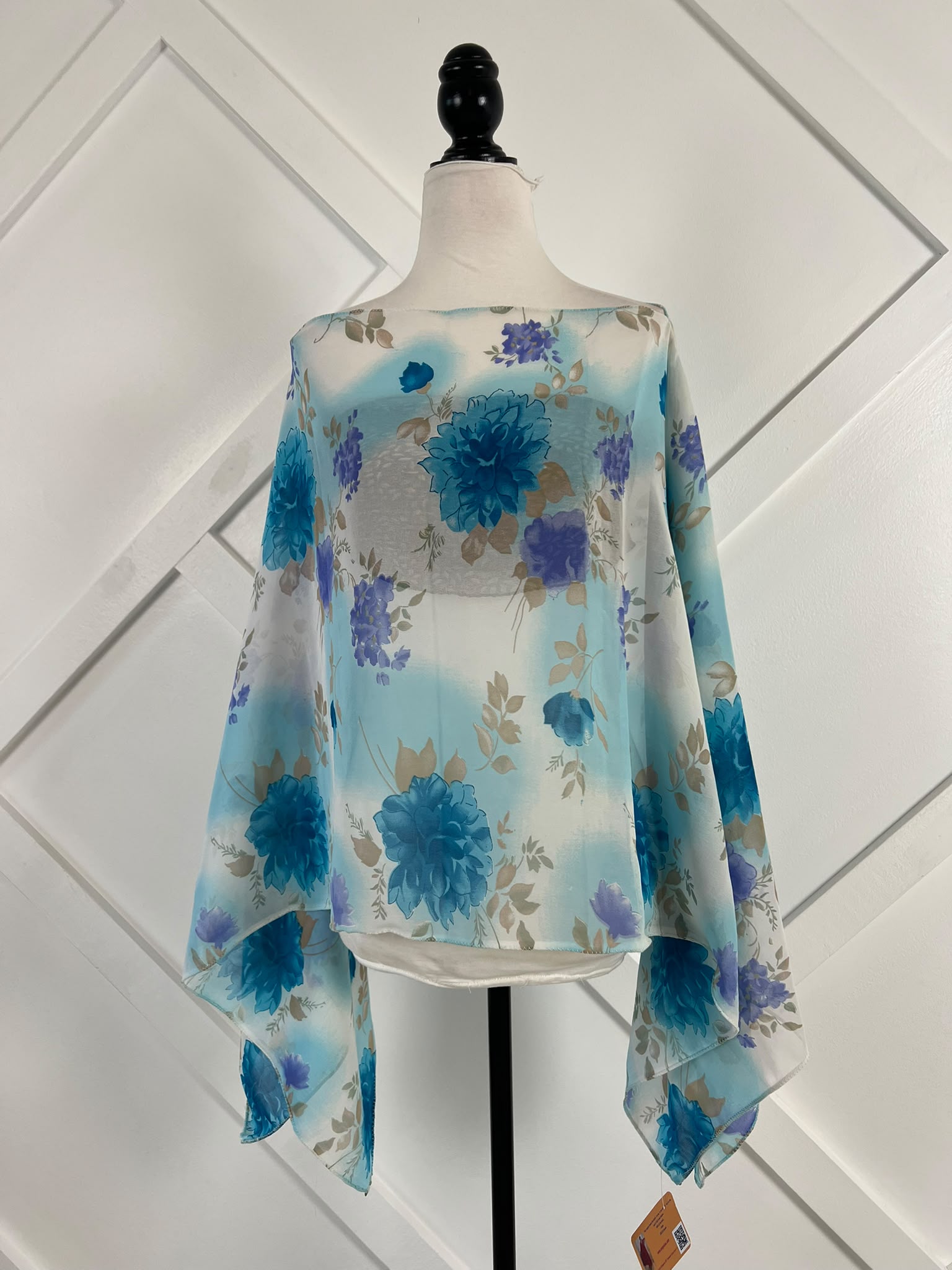 Poncho-039 - Rangeelaa- Fairtrade Sustainable Women's Clothing