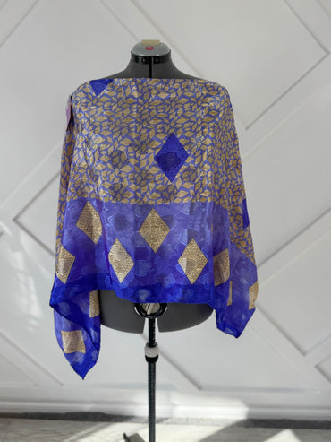 Poncho - 041 - Rangeelaa - Fairtrade Sustainable Women's Clothing