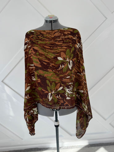 Poncho - 042 - Rangeelaa - Fairtrade Sustainable Women's Clothing