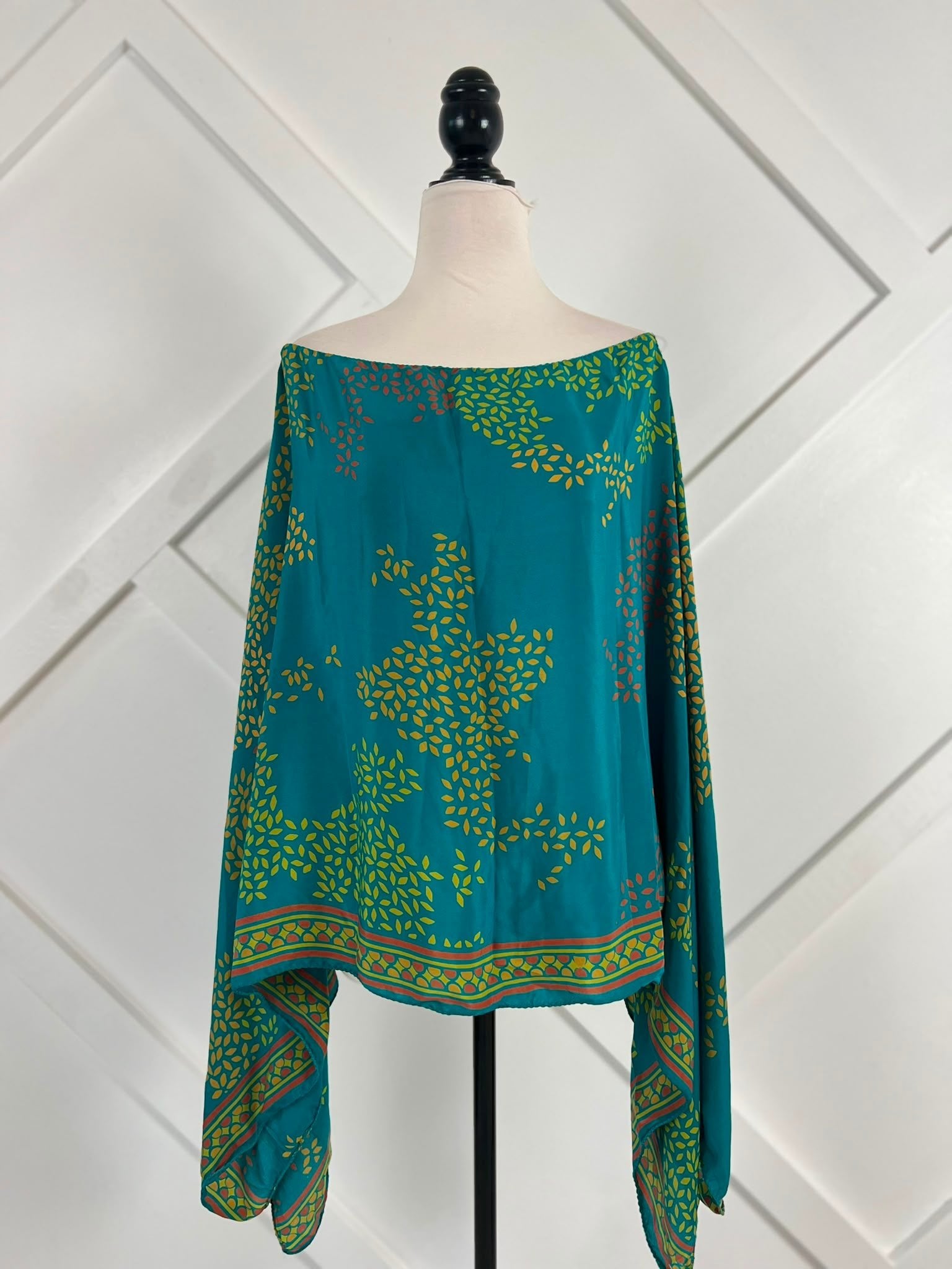 Poncho-044 - Rangeelaa- Fairtrade Sustainable Women's Clothing