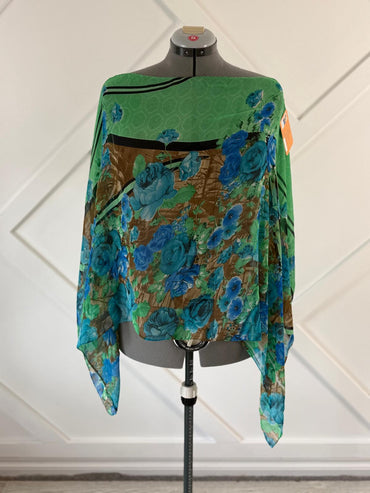 Poncho - 046 - Rangeelaa - Fairtrade Sustainable Women's Clothing