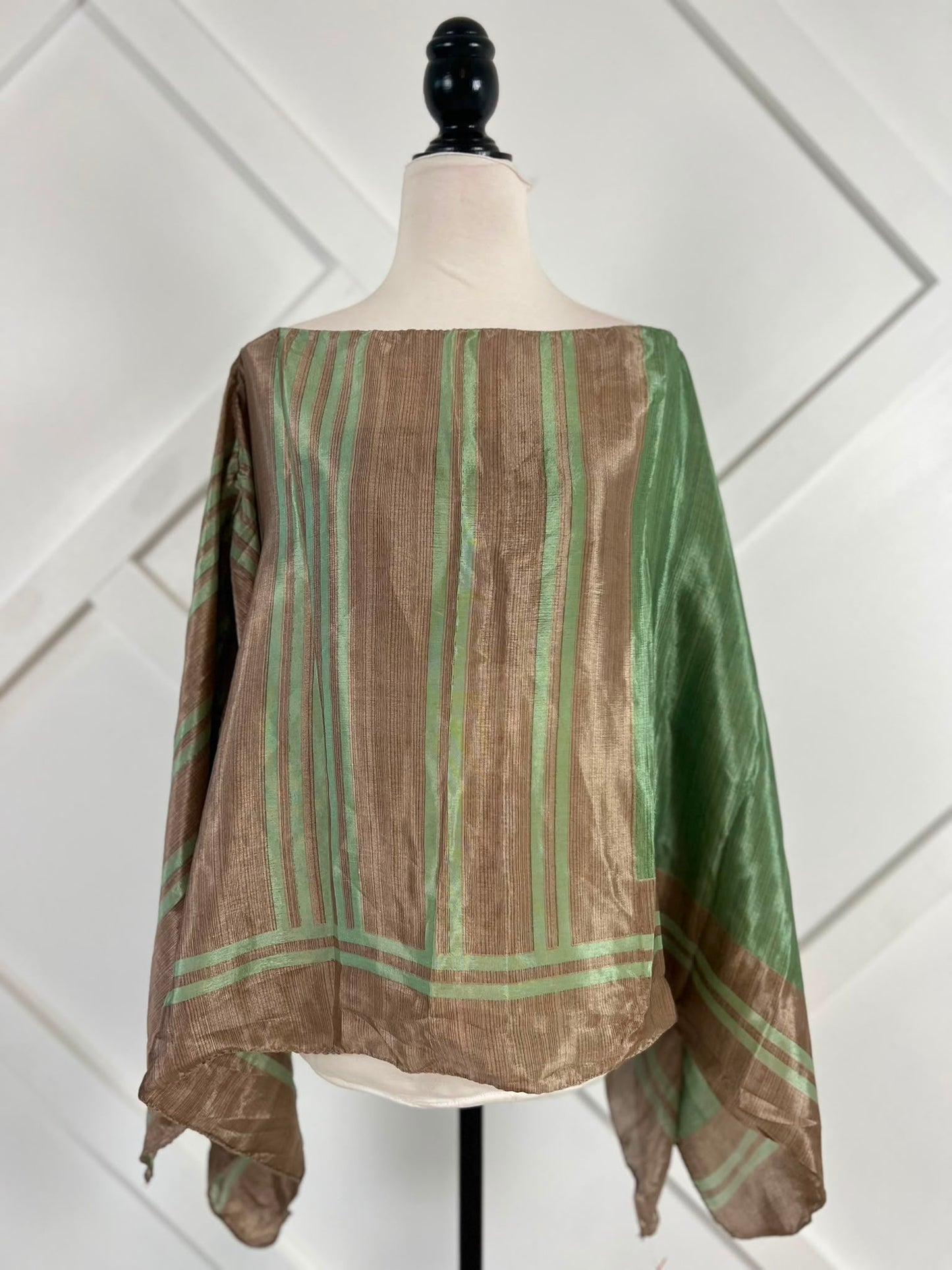 Poncho-049 - Rangeelaa- Fairtrade Sustainable Women's Clothing