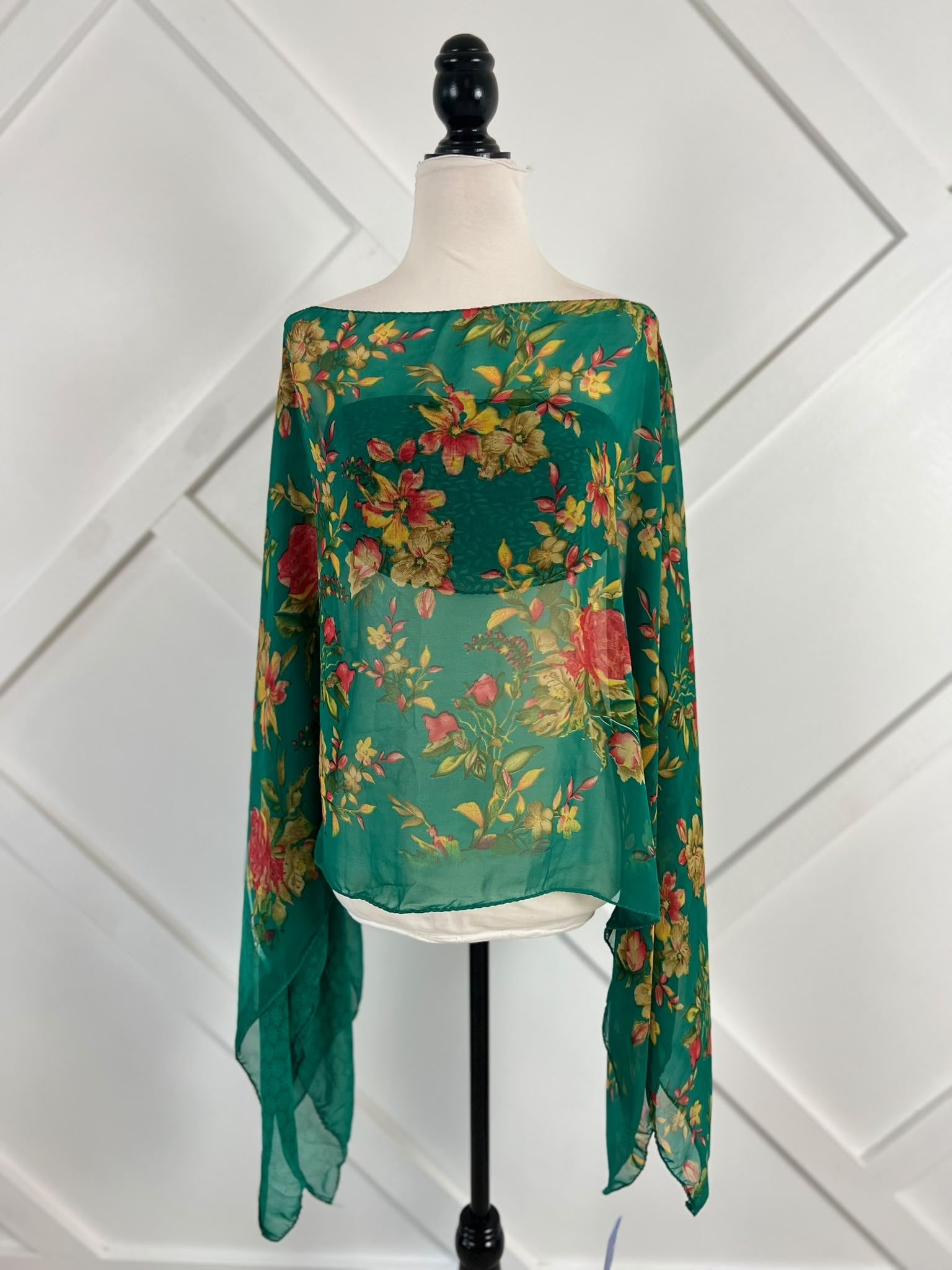Poncho-051 - Rangeelaa- Fairtrade Sustainable Women's Clothing