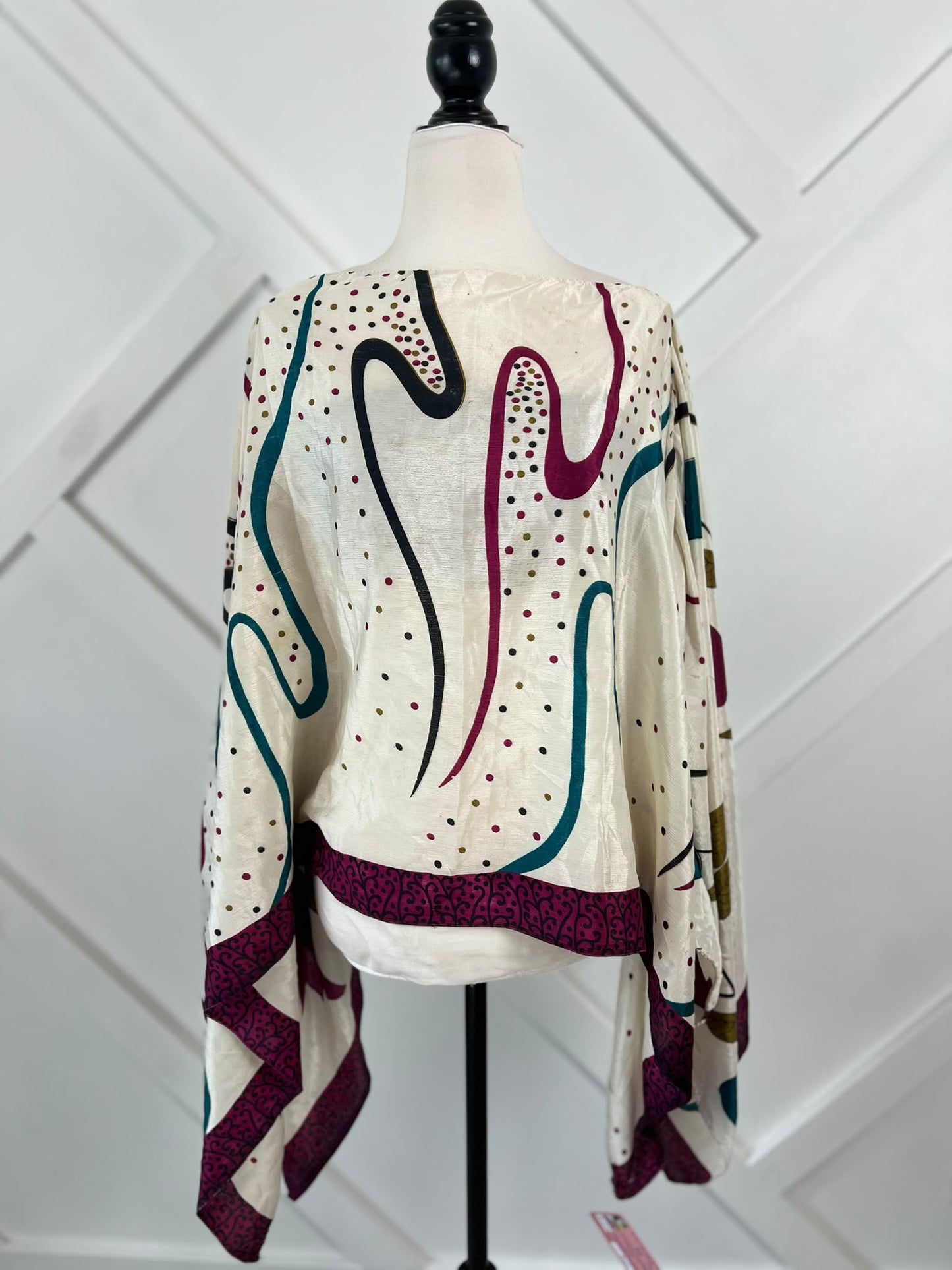 Poncho-062 - Rangeelaa- Fairtrade Sustainable Women's Clothing