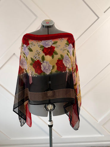 Poncho - 063 - Rangeelaa - Fairtrade Sustainable Women's Clothing