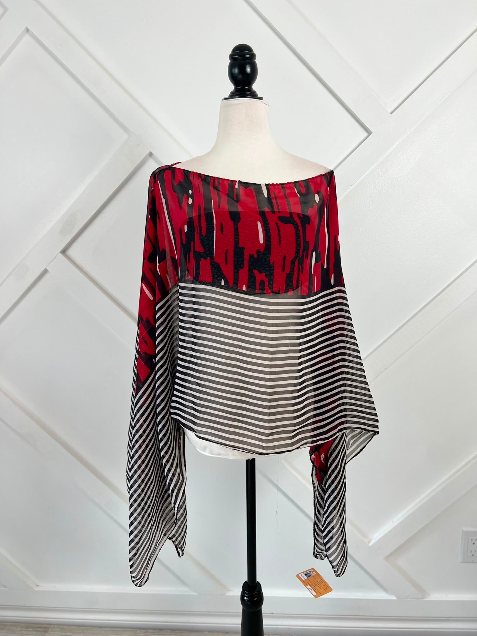 Poncho-063 - Rangeelaa- Fairtrade Sustainable Women's Clothing