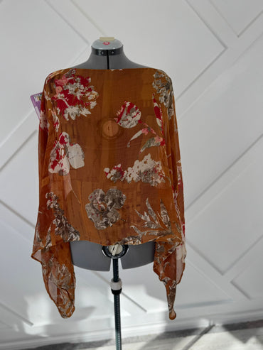 Poncho - 1 - Rangeelaa - Fairtrade Sustainable Women's Clothing