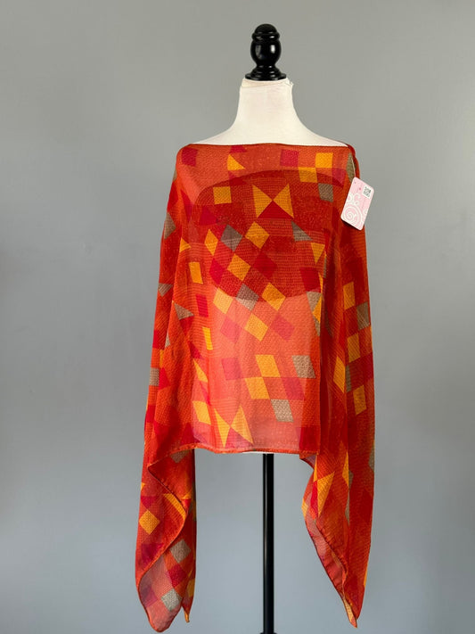 Poncho - M017 - Rangeelaa - Fairtrade Sustainable Women's Clothing