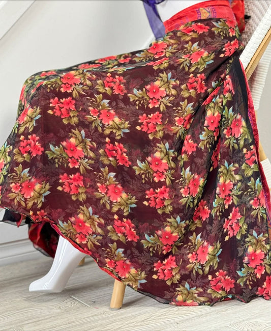 Premium Regular Ankle skirt-HS026 - Rangeelaa- Fairtrade Sustainable Women's Clothingskirts
