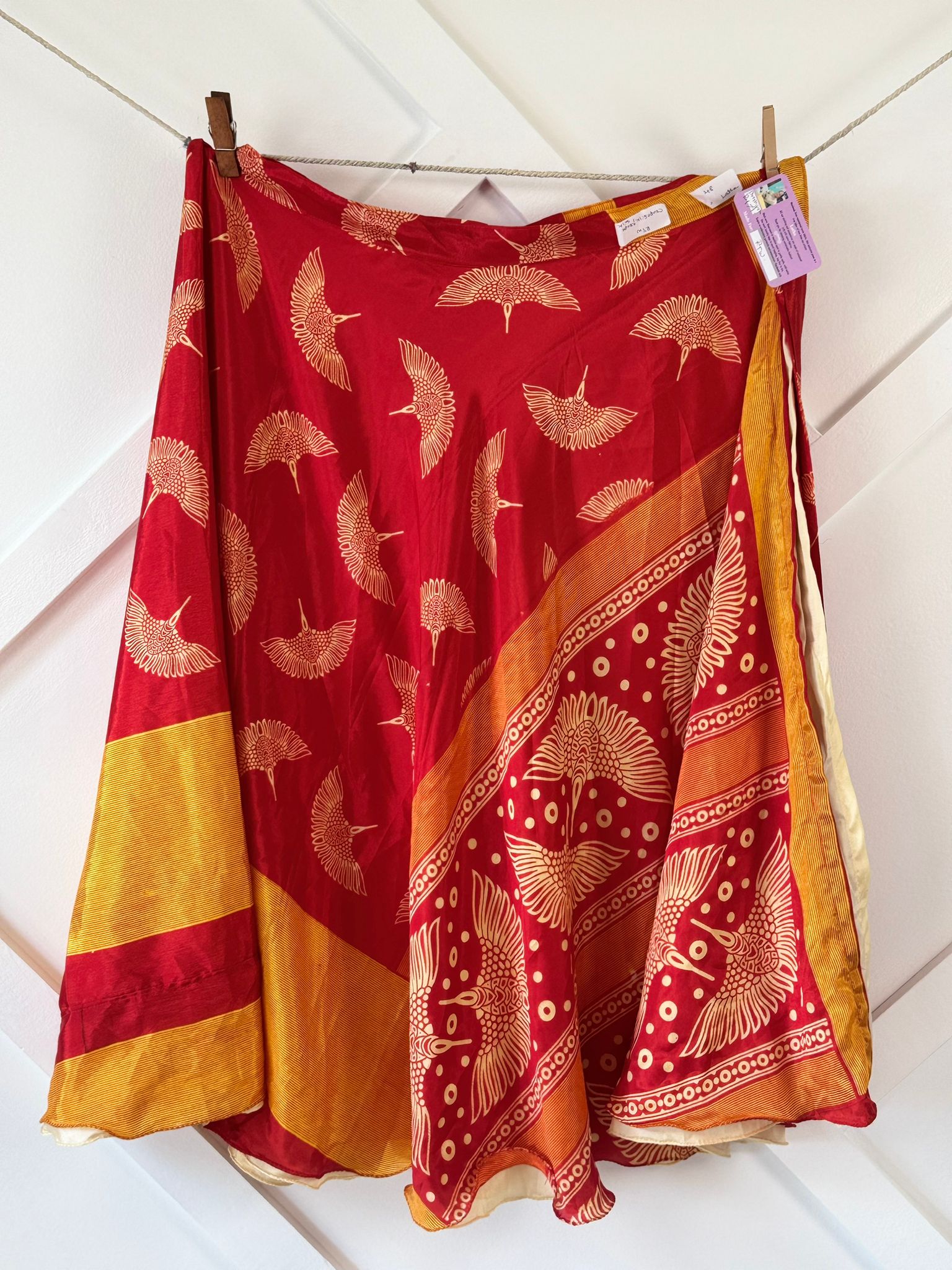 Premium Regular Ankle skirt - M005 - Rangeelaa - Fairtrade Sustainable Women's Clothingsaree wrap skirts