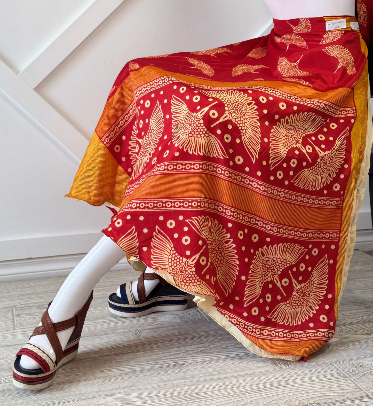Premium Regular Ankle skirt - M005 - Rangeelaa - Fairtrade Sustainable Women's Clothingsaree wrap skirts