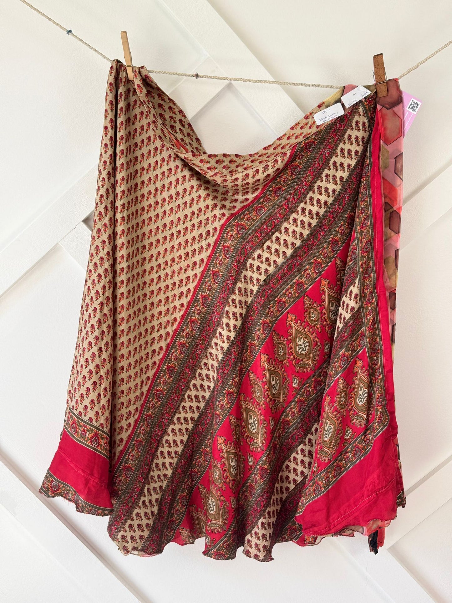 Premium Regular Calf Skirt - M049 - Rangeelaa - Fairtrade Sustainable Women's Clothingsaree wrap skirts