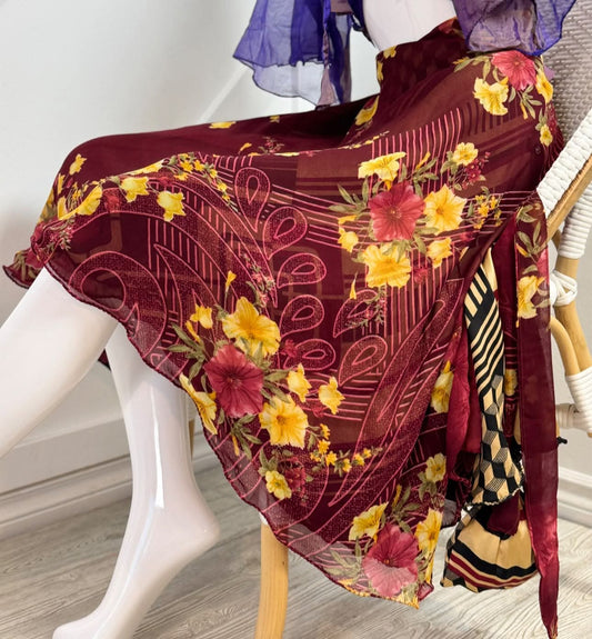 Premium Regular Tea skirt-136 - Rangeelaa- Fairtrade Sustainable Women's Clothingskirts