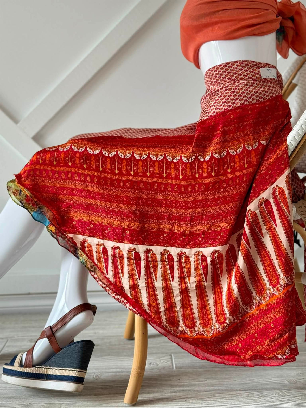 Premium Regular Tea skirt-DS010 - Rangeelaa- Fairtrade Sustainable Women's Clothingskirts